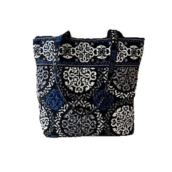 Vera Bradley Canterberry Cobalt Tote Bag - Picture 9 of 10